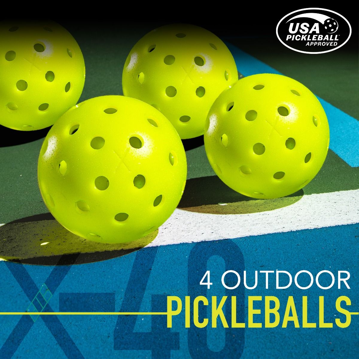 Franklin Official Size Pickleball Net with Paddles and Balls