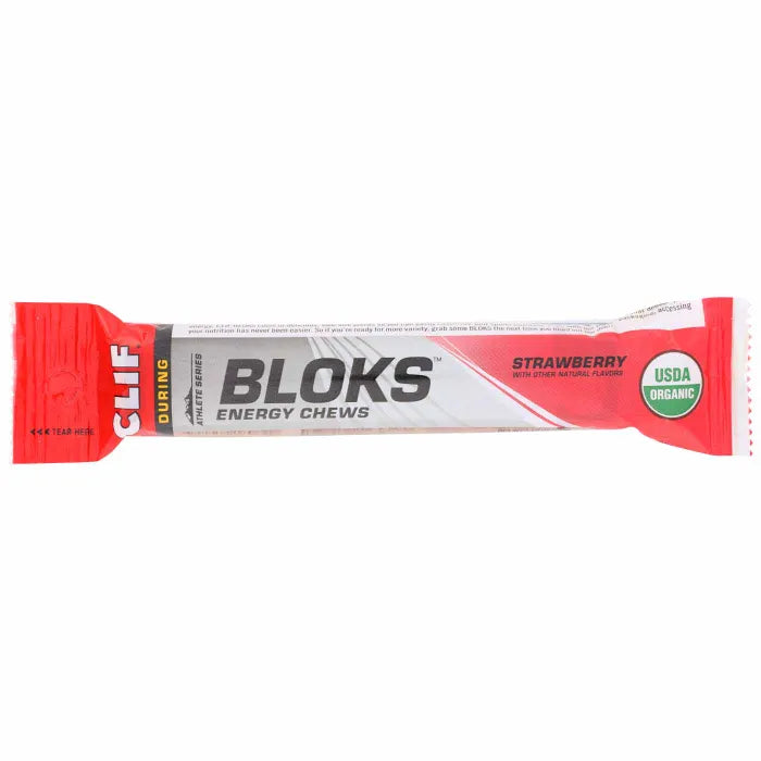 Bloks Energy Chews – Strawberry Flavor Sports Nutrition Gummies
