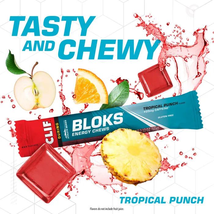 Bloks Energy Chews – Tropical Punch **Free Next Day Air Shipping**