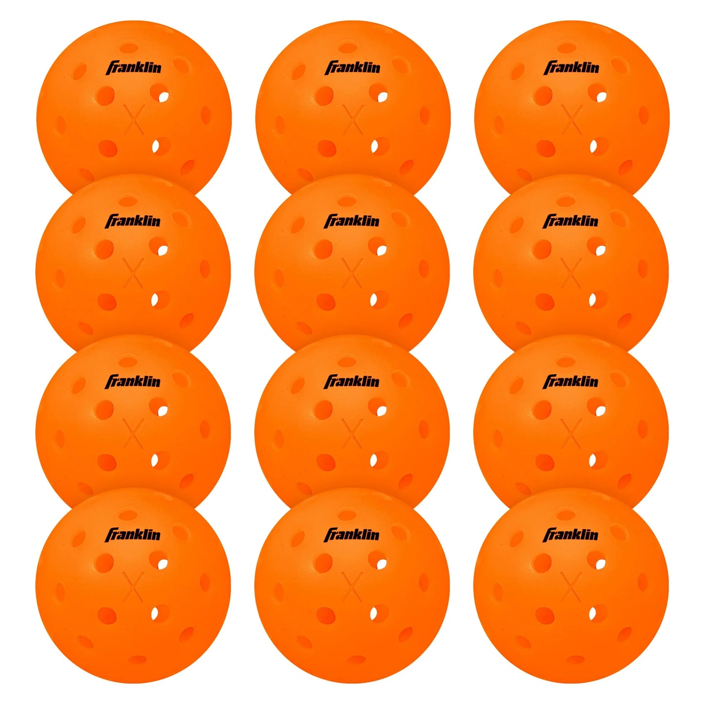 Franklin X‑40 Outdoor Pickleballs 12 Pack **Free Next Day air Shipping**