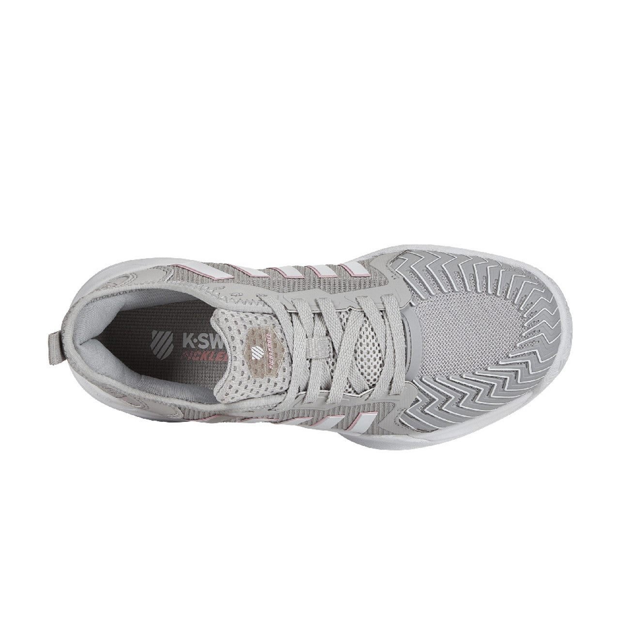 k swiss womens grey athletic shoe