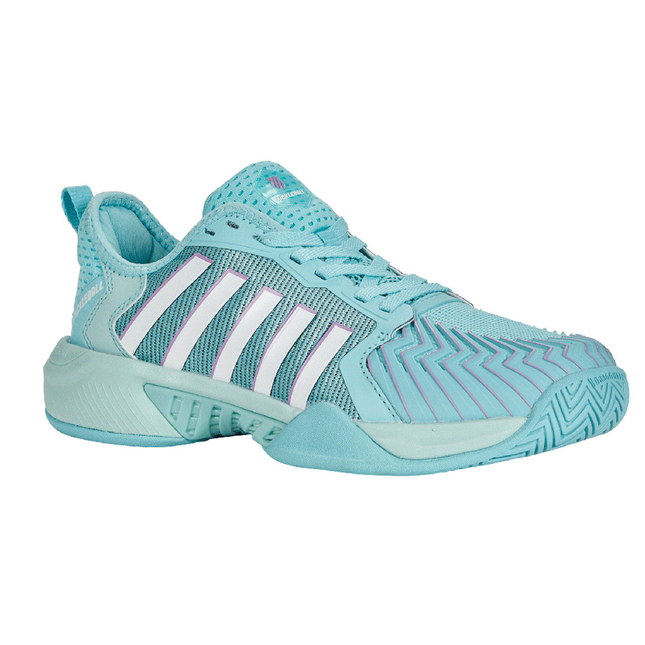 k swiss womens blue and white athletic shoe