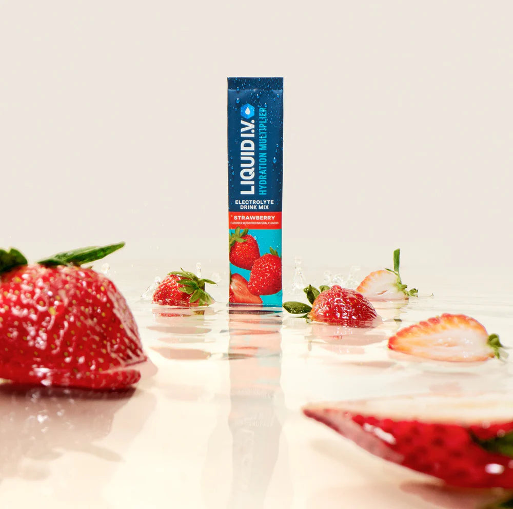 Strawberry Liquid IV hydration packet
