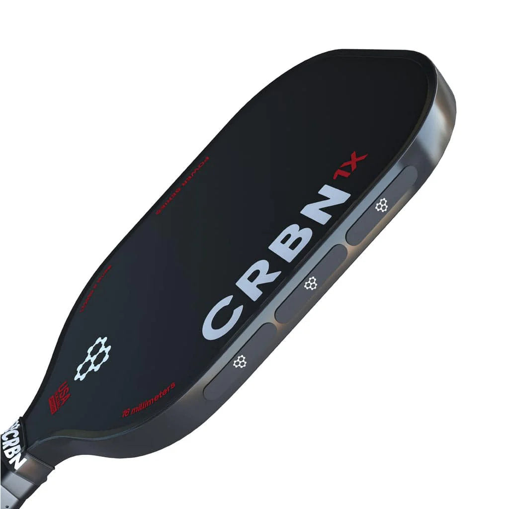 CRBN 3 gram lead tape strips on pickleball paddle