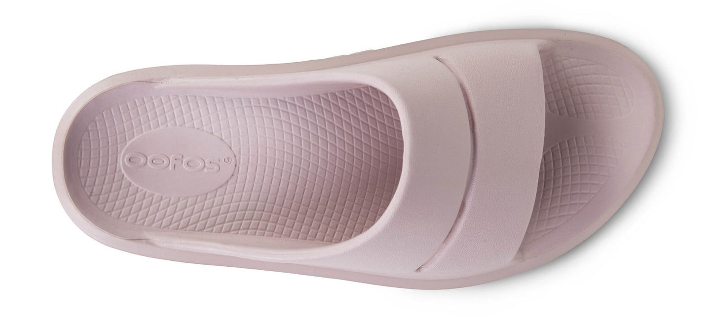 OOFOS OOmega Stardust Slides - Women's Light Pink