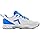 Women's Tyrol Velocity V Series Pickleball Shoe featuring a white and blue color scheme with a mesh upper, a Vibram outsole, and the Tyrol logo on the side.