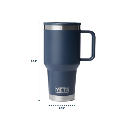 YETI Rambler® 30 oz Travel Straw Mug with Color-Matched Straw Lid