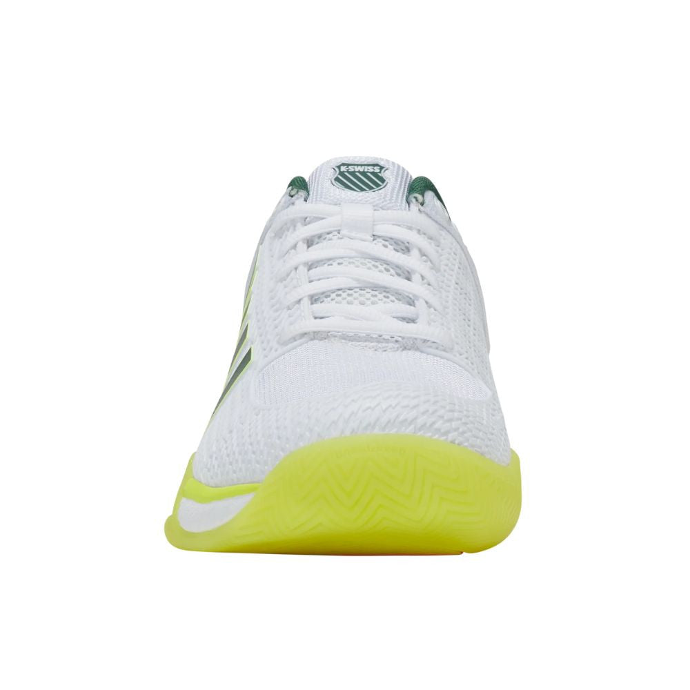 K-Swiss Express Light Men's Pickleball Shoe White/Neon Lime/Eden **Ships Next Day Air FREE**