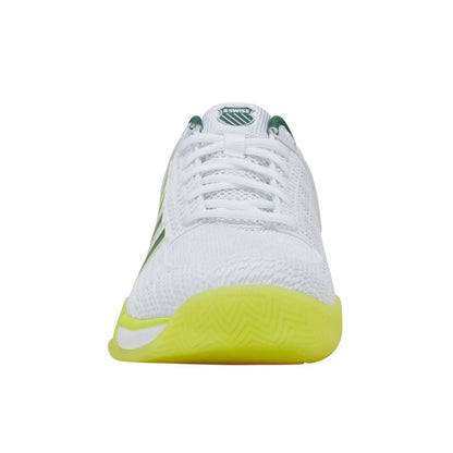 K-Swiss Express Light Men's Pickleball Shoe White/Neon Lime/Eden **Ships Next Day Air FREE**