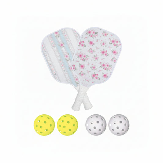 Sonix Patchwork Cottage Floral Pickleball Paddle – USAPA Approved Double-Sided Composite Paddle
