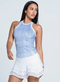 Lucky in Love Boho Tile Rib Tank