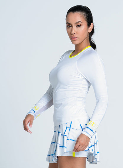 Lucky in Love Shibori Wave Long Sleeve