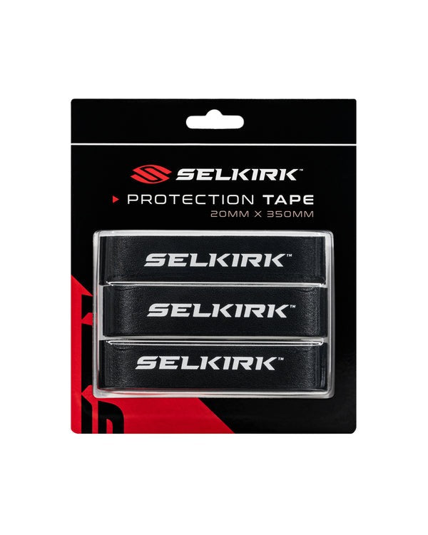 Selkirk protection tape packaging with three rolls on a white background