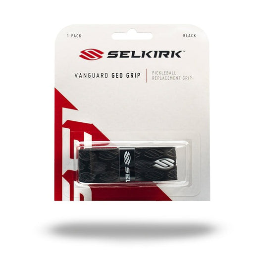 Selkirk Vanguard Geo Grip packaging on a white background