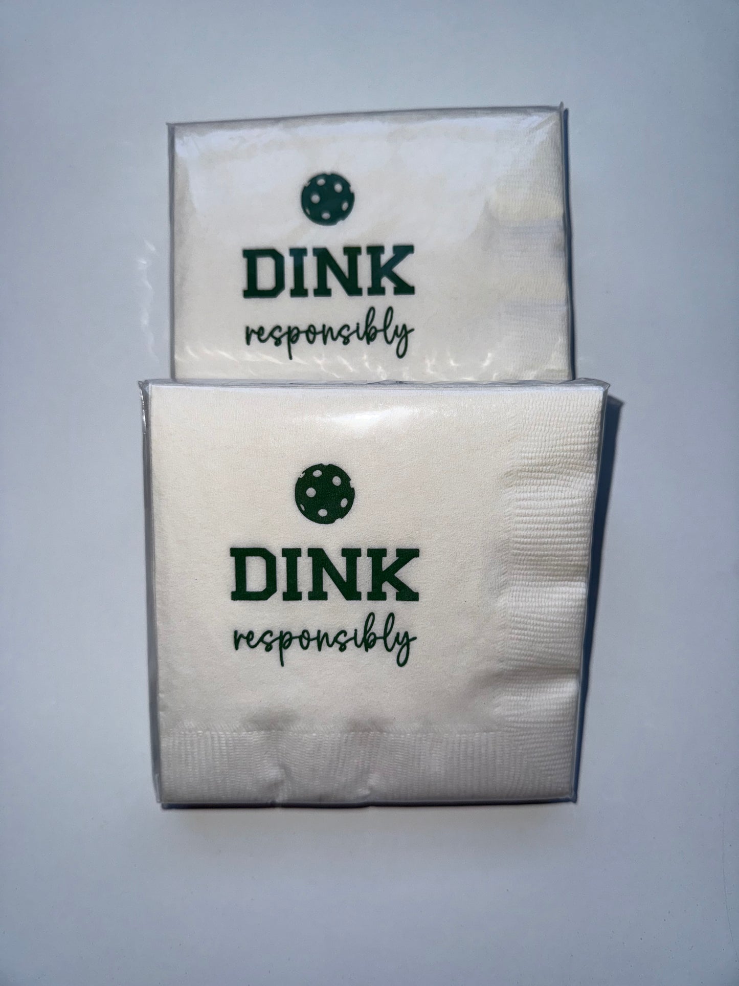 DINK Responsibly Cocktail Napkins  Funny Bar Napkins for Couples, Parties & Gifts