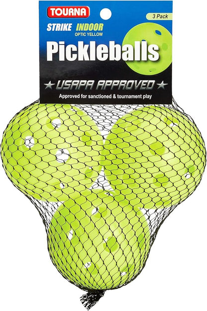 Indoor Pickleball 3pack yellow