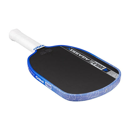 JOOLA Agassi Pro V Andre Agassi Royal Blue Pickleball Paddle – Textured Carbon, 16 mm