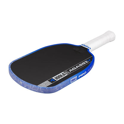 JOOLA Agassi Pro V Andre Agassi Royal Blue Pickleball Paddle – Textured Carbon, 16 mm