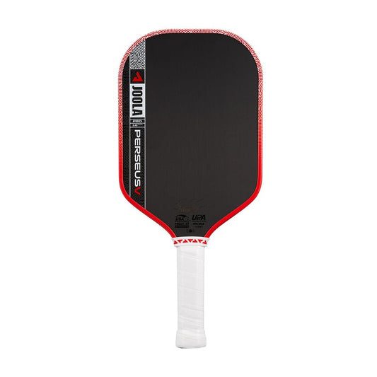 JOOLA Perseus Pro V Ben Johns Blaze Red Paddle – Textured Carbon, 14 mm