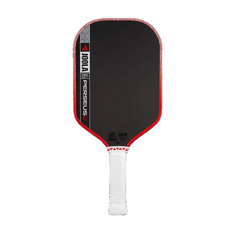 JOOLA Perseus Pro V Ben Johns Blaze Red Paddle – Textured Carbon, 16 mm