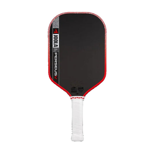 JOOLA Perseus Pro V Ben Johns Blaze Red Paddle – Textured Carbon, 16 mm