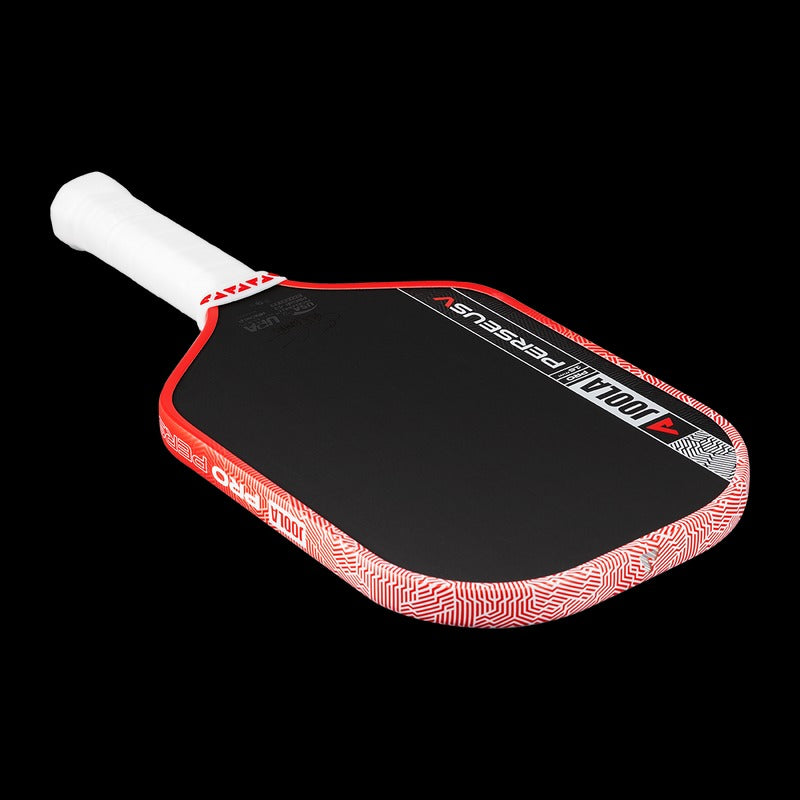 JOOLA Perseus Pro V Ben Johns Blaze Red Paddle – Textured Carbon, 16 mm