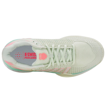 K-Swiss Express Light Women's Pickleball Shoe ICE/HONEYDEW/NEON PASTEL PINK **Ships Next Day Air FREE**