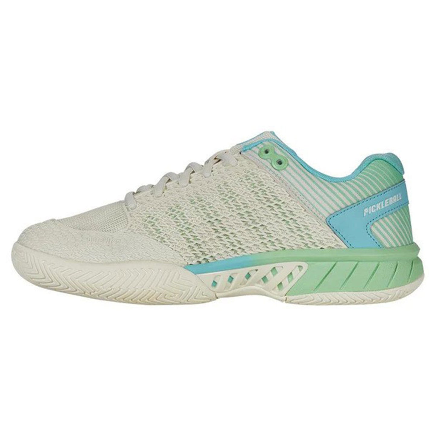 K-Swiss Express Light Women's Pickleball Shoe Egret/Patina Green **Ships Next Day Air FREE**